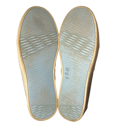 TOMS Beige Avalon Slip On Shoes Women Size 9 - Picture 8 of 10